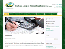 Tablet Screenshot of cooperaccountingservices.com